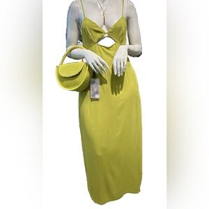 Women’s Cutout Midi Slip Dress